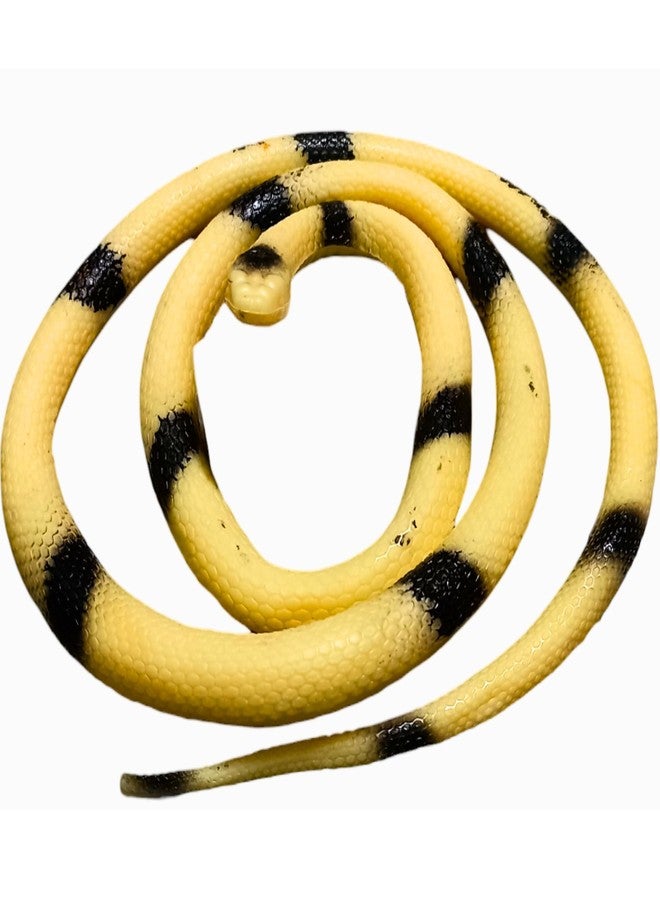 Munmoll Rubber Snake Toy Real Cobra 77 C.M Prank Toy Cobra Snack for Kids Random Colour Rubber Snake Prank Toy Big Size - Image 4